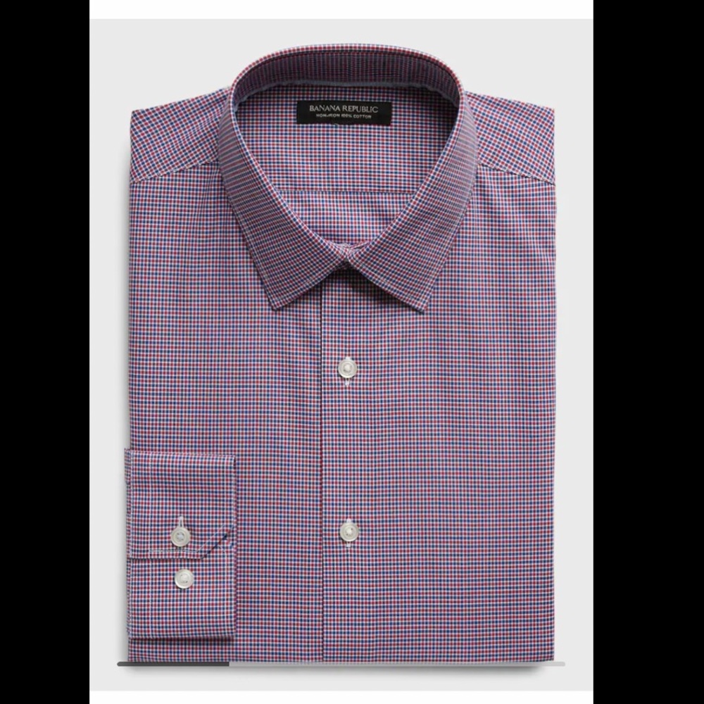 3/$30 bundle 🎉 Banana Republic Slim-Fit Non-Iron Dress Shirt